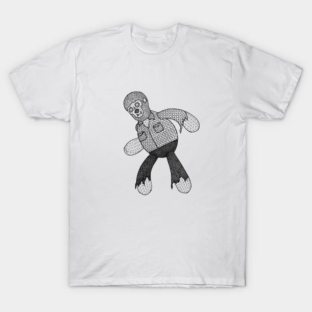 Sock monster wolfman T-Shirt by WatershipBound